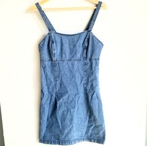 Vintage Blue Denim Mini Dress